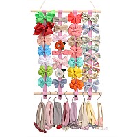 Oaoleer Hair Bow Holder Organizer For Girls