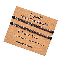 Joycuff I Love You Morse Code Bracelets For Boyfriend And Girlfriend Husband Wife Mothers Day Birthday Christmas Gifts Jewelry C