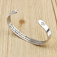 Memgift Gifts For Women Inspirational Birthday Christmas Graduation Bracelet Always Remember Youre Braver Than You Believe Stro