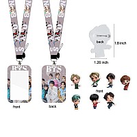 Etel Like Bts Gifts Set Including Drawstring Bag Backpack Necklace Earrings Rings Bracelets Face Masks Button Pins Lany