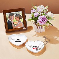 Pudding Cabin Wedding Gifts For Couples Mr And Mrs Ring Dish Engagement Gifts For Bride To Be Christmas Newlyweds Gifts For