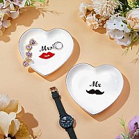 Pudding Cabin Wedding Gifts For Couples Mr And Mrs Ring Dish Engagement Gifts For Bride To Be Christmas Newlyweds Gifts For