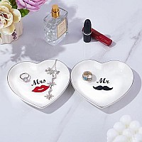 Pudding Cabin Wedding Gifts For Couples Mr And Mrs Ring Dish Engagement Gifts For Bride To Be Christmas Newlyweds Gifts For