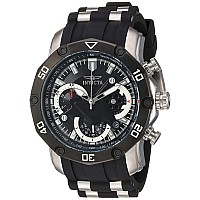 Invicta Mens 22797 Pro Diver Analog Display Quartz Black Watch