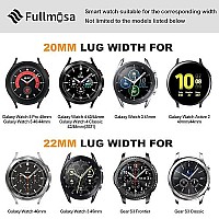 Fullmosa 20Mm Leather Watch Bands Compatible With Samsung Galaxy Watch 5 40Mm 44Mmpro 45Mmgalaxy Watch 4 40Mm 44Mmclassic 46M