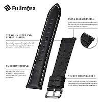 Fullmosa 16Mm Leather Watch Bands Compatible With Skagenskw2765Tissot Seastar 2000Huawei B3B6Casio Dw5600Citizen Ga1058Bl