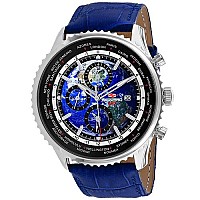 Seapro Mens Meridian World Timer Gmt Blue