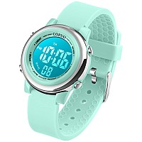 Cofuo Kids Digital Sport Waterproof Watch For Girls Boys Kid Sports Outdoor Led Electrical Watches With Luminous Alarm Stopwatc