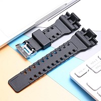 Wristarmor Resin Replacement Watch Band For Casio Gshock Gd120Ga100Ga110Ga700 Mens Strap