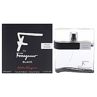 F Black By Salvatore Ferragamo For Men 34 Oz Edt Spray