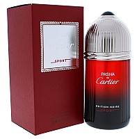 Pasha De Cartier Edition Noire Sport By Cartier For Men 33 Oz Edt Spray