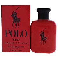 Polo Red By Ralph Lauren For Men 25 Oz Edt Spray