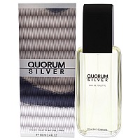 Quorum Silver By Antonio Puig For Men 34 Oz Edt Spray