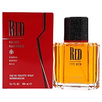 Red By Giorgio Beverly Hills For Men 34 Oz Edt Spray