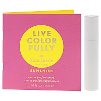 Live Colorfully Sunshine By Kate Spade For Women 1 Pc Vial On Card