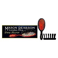 Large Popular Bristle And Nylon Brush Bn1 Dark Ruby By Mason Pearson For Unisex 2 Pc Hair Brush Cleaning Brush