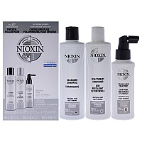 System 1 Kit By Nioxin For Unisex 3 Pc 101Oz Cleanser Shampoo 101Oz Scalp Therapy Conditioner 338Oz Scalp And Hair Treatm