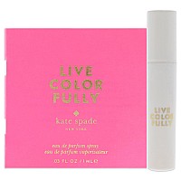 Live Colorfully By Kate Spade For Women 003 Oz Edp Spray Vial Mini