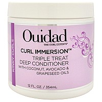 Curl Immersion Triple Treat Deep Conditioner By Ouidad For Unisex 12 Oz Conditioner