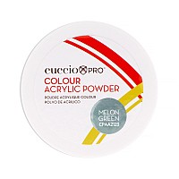 Colour Acrylic Powder Melon Green By Cuccio Pro For Women 16 Oz Acrylic Powder