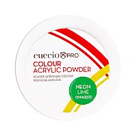 Colour Acrylic Powder Neon Lime By Cuccio Pro For Women 16 Oz Acrylic Powder