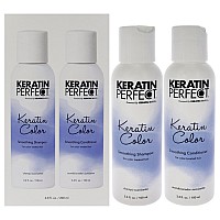 Keratin Color Duo By Keratin Perfect For Unisex 2 Pc 34Oz Shampoo 34Oz Conditioner