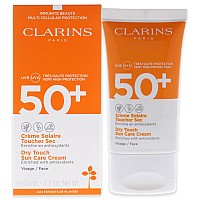 Dry Touch Sun Care Cream Spf 50 By Clarins For Unisex 17 Oz Sunscreen