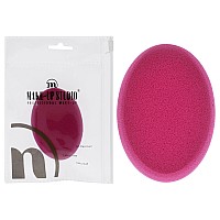 Oval Buffed Sponge Blending Dark Pink By Makeup Studio For Women 1 Pc Sponge