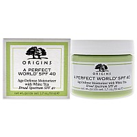 A Perfect World Agedefense Moisturizer With White Tea Spf 40 By Origins For Unisex 17 Oz Moisturizer