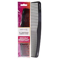 Marceling Carbon Comb High Heat Resistant 85 By Salonchic For Unisex 1 Pc Comb