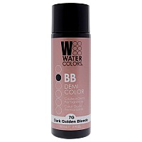 Watercolors Bb Demipermanent Hair Color 7G Dark Golden Blonde By Tressa For Unisex 2 Oz Hair Color