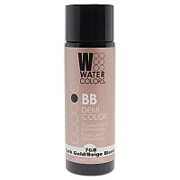 Watercolors Bb Demipermanent Hair Color 7Gb Dark Golden Beige Blonde By Tressa For Unisex 2 Oz Hair Color