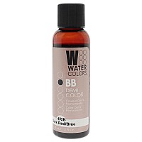 Watercolors Bb Demipermanent Hair Color 4Rb Dark Red Blue By Tressa For Unisex 2 Oz Hair Color