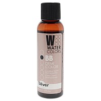 Watercolors Bb Demipermanent Hair Color Silver By Tressa For Unisex 2 Oz Hair Color