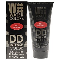 Watercolors Dd Intense Color Fire Orange By Tressa For Unisex 3 Oz Hair Color