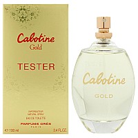 Cabotine Gold By Parfums Gres For Women 34 Oz Edt Spray Tester