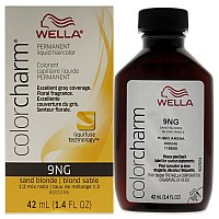 Color Charm Permanent Liquid Hair Color 9Ng Sand Blonde By Wella For Unisex 142 Oz Hair Color