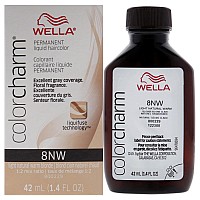 Color Charm Permanent Liquid Hair Color 8Nw Light Natural Warm Blonde By Wella For Unisex 142 Oz Hair Color