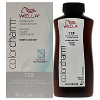 Color Charm Permanent Liquid Toner T28 Natural Blonde By Wella For Unisex 14 Oz Toner