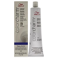 Color Charm Permanent Hair Color Gel 632 7Aa Medium Ash Blonde By Wella For Unisex 2 Oz Hair Color