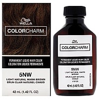 Color Charm Permanent Liquid Hair Color 5Nw Light Natural Warm Blonde By Wella For Unisex 142 Oz Hair Color