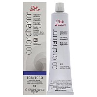 Color Charm Permanent Hair Color Gel 10A 1030 Palest Ash Blonde By Wella For Unisex 2 Oz Hair Color