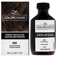 Color Charm Permanent Liquid Hair Color 6N Dark Blonde By Wella For Unisex 142 Oz Hair Color