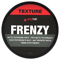 Style Sexy Hair Frenzy Matte Texturizing Paste By Sexy Hair For Unisex 25 Oz Paste