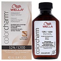 Color Charm Permanent Liquid Hair Color 12N 1200 High Lift Blonde By Wella For Unisex 142 Oz Hair Color