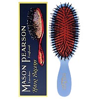 Pocket Sensitive Pure Bristle Brush Sb4 Blue By Mason Pearson For Unisex 1 Pc Hair Brush