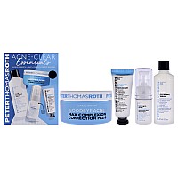 Acneclear Essentials Kit By Peter Thomas Roth For Unisex 4 Pc 2Oz Acne Clearing Wash 025Oz Goodbye Acne Complete Acne Treat