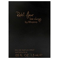 Rebl Fleur Love Always By Rihanna For Women 005 Oz Edt Spray Vial Mini