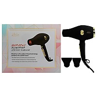 Infrared Blowdryer With Ionic Technology Black By Aria Beauty For Women 1 Pc Hair Dryer