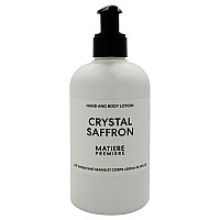 Hand And Body Lotion Crystal Saffron By Matiere Premiere For Unisex 1014 Oz Body Lotion